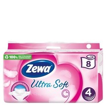 ZEWA Ultra Soft Toilet paper 4-ply/8 rolls Scented toilet paper  - FREE ... - £19.77 GBP