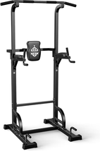 Adjustable Power Tower 400Lbs Max Weight Dip Station Pull up Bar Power R... - $3,880.67 MXN