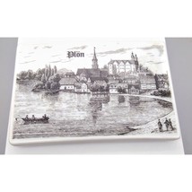 Vintage Altenkunstadt Ceramic 16 Germany Plon Paperweight, Black on White - £60.18 GBP