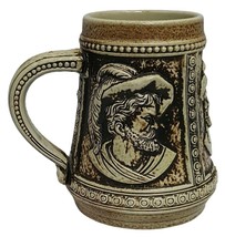 Gerz German Beer Stein Historical Portraits West Germany Tan Brown - £15.29 GBP