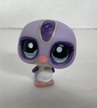 Littlest Pet Shop LPS 1085 Penguin Lavender Toy Figure Authentic Hasbro - $14.85