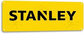 Stanley Power Tools Mechanic Logo Garage Auto Shop Wall Decor Large Meta... - £14.11 GBP