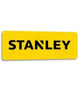 Stanley Power Tools Mechanic Logo Garage Auto Shop Wall Decor Large Meta... - £14.31 GBP