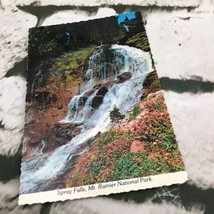 Vintage Postcard Spray Falls MT. Rainier National Park - £4.64 GBP