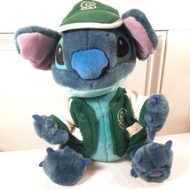 Disney Store Exclusive Stitch Plush green Varsity Jacket hat Hoop Retail... - $22.00