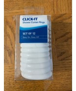Maytex Click It Shower Curtain Rings - $17.45 CAD