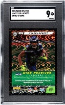 2021 Panini NFL Five Tyler Lockett NFL Seattle Seahawks Swirl-o-Rama #U167 SGC 9 - £21.90 GBP