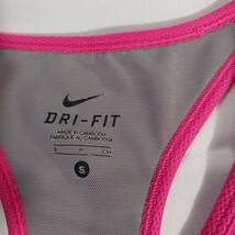 Nike Dri-Fit Women's Pink Racerback Workout Bra Top Size Small 380512-609 image 4