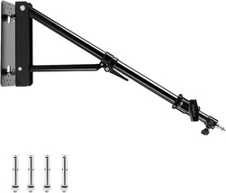Selens Wall Mount Boom Arm With Triangle Base, Max Length 51Inches/130Cm - £52.13 GBP