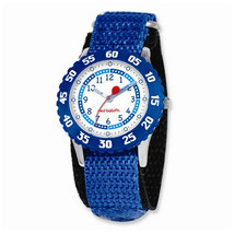 Red Balloon Kids Blue Hook and Loop Band Time Teacher Watch - £30.63 GBP