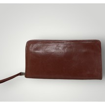 Hobo International Continental Clutch Wallet Taupe Rose Leather Large Classic - $53.22