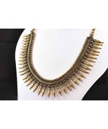 Vergoldet Traditionell Choker Bollywood Stilvoll Antik Halskette Damen G... - £28.89 GBP