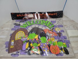 Welcome Halloween Gibson Greetings Vtg 994 Talking Doormat Trick Or Trea... - $42.99
