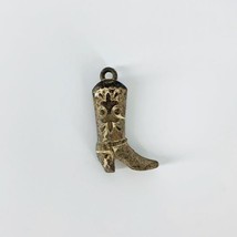 Vintage Metal Gumball Prize Cracker Jack Toy Charm Western Cowboy Boot 1... - £7.41 GBP