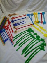 Vintage Swizzle Sticks Lot Of 50+ Hong Kong Playboy Niagara Falls Canada + More - £8.53 GBP