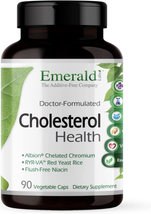 Cholesterol Health - Featuring Coq10, Flush-Free Niacin, RYR-VA, and Garlic for  - £50.91 GBP