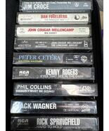 Lot of 15 Male Music Cassettes - jim croce, kenny rogers, rick springfield - $545.23 MXN