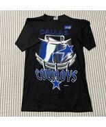 Vtg Dallas Cowboys NFL Football T-Shirt True Fan Size M NOS Made In USA - $217.12 MXN