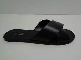 Alex Marie Size 6.5 M KALYN Black Leather Crisscross Sandals New Womens Shoes - £61.14 GBP