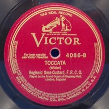 Reginald Goss Custard Grand Organ Kingsway Hall 78 Fugue A La Gigue / To... - $11.39