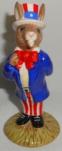 1985 Royal Doulton #DB50 UNCLE SAM BUNNYKINS FIGURINE Made in England - $49.49