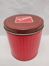 Vintage Red Mrs Fields Empty Cookie Tin 4 1/4&quot; X 4 3/2&quot; - $204.98 MXN