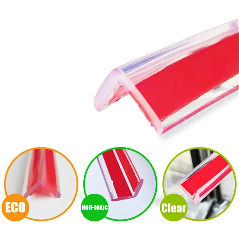 Baby protection strip with double sided tape anti bumb kids safety table edge furniture thumb200