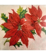 1980s Beach Christmas Poinsettia Table Cover Vintage SEALED BNWT NOS 54x... - $50.93 CAD