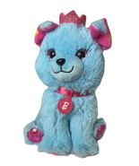 Barbie Pets Princess Puppy Plush Adorable Plush Dog Soft With Tiara Blue 8” - $8.77