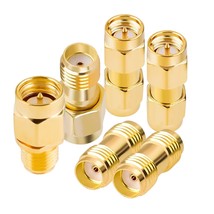 Sma Adapter Kit 6Pcs Sma Male Female Audio Extension Rf Coaxial Connecto... - $15.99