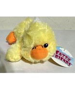 Fuzzy Friends Plush Baby Yellow Duck Stuffed Animal , With Tags.  Soft - $14.84