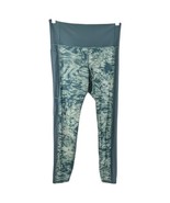 UNDER ARMOUR LEGGINGS AQUA Green Teal Womens Medium 28x25 Yoga Capri Unique - $29.21