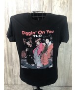 TLC Diggin&#39; On You Graphic Tee Women’s TLC Brand 100% Cotton Large Black... - $224.85 MXN