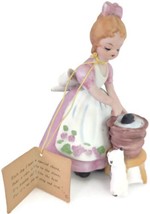 Vintage A Josef Original Vintage &#39;Becky&#39; Girl with Kitten - £19.25 GBP