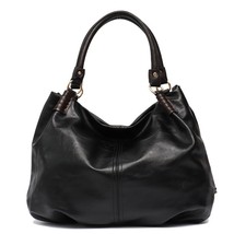 CEZIRA Causal Large Women Pu Leather Shoulder Bags Solid Thread Vegan Leather To - £44.26 GBP