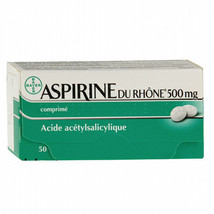 Aspirin 500 MG, to soothe symptomatic pain 50 tablets - £19.83 GBP