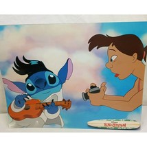 Disney Lilo and Stitch Movie Theater Lobby Card Elvis Guitar Nani 2002 14&quot; x 11&quot; - £11.07 GBP