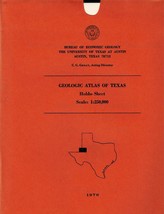 Geologic Atlas of Texas: Hobbs Sheet, Geologic Map - $12.89