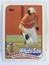 1989 Topps Robin Ventura No. 1 Draft Pick White Sox No. 764 - £1.15 GBP