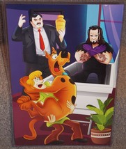 Scooby Doo vs The Undertaker Glossy Art Print 11 x 17 In Hard Plastic Sleeve - £18.68 GBP