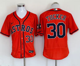 Men's Kyle Tucker #30 Red Drop-Tail Baseball Jersey Uniform - $45.00
