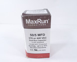MAXRUN 50+5 MFD Uf 370 Or 440 Volt VAC Round Dual Run Capacitor For Air ... - £14.42 GBP