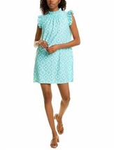 Jude Connally shari dress in Trellis Trio Seamist - size M - $106.92