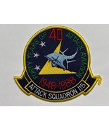 U.S.N. ATTACK SQUADRON 115, 4 YEARS OF ATTACK AVIATION, 1948-1988, PATCH - $185.09 MXN