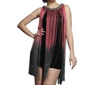 Main Strip Panther Fringe Dress Size M - $43.56