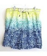 Speedo Multi Color Floral Tribal Print Swim Trunks Shorts Lined Mens XXL - £23.75 GBP