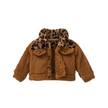 2022 Fall Winter  Boys Clothes Cardigan Granular Velvet Loose Lamb Velvet Warm C - £51.45 GBP