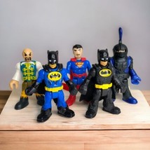 Fisher Price Lot Of 5 Imaginext 3” Super Hero Figures Dark Night Batman ... - £10.59 GBP