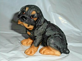 Rottweiler Rottie Sculpture Figure Home Decor Puppy Dog Figurine Statue - £18.15 GBP