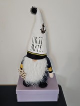 Rae Dunn Plush Gnome Nautical Sailor Captain First Mate ~ Free Shipping - £27.37 GBP